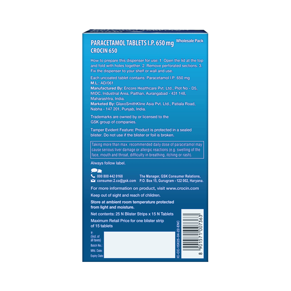 CROcin 650mg Tablet