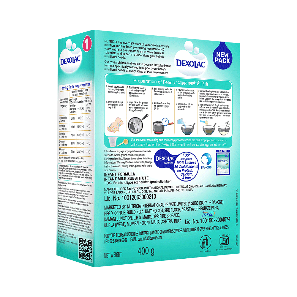 Dexolac 1 Infant Formula Powder