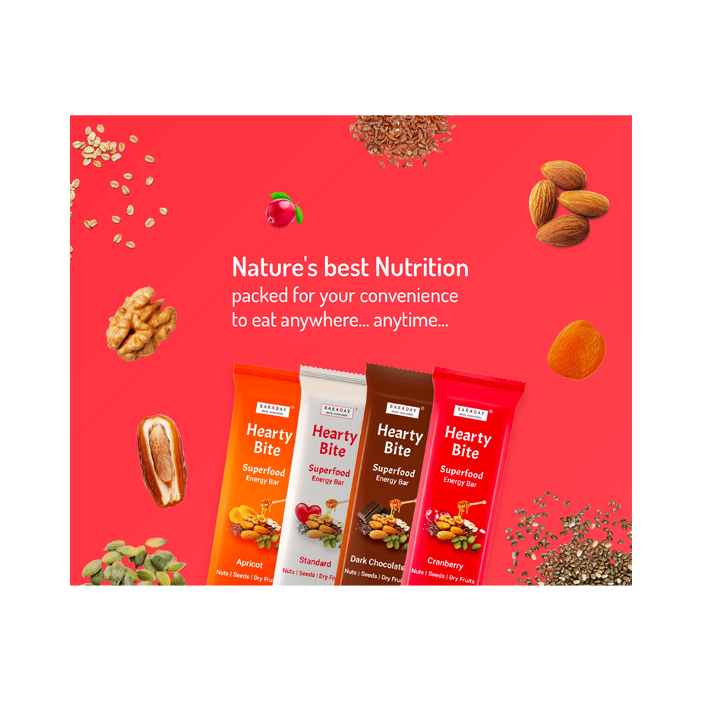 Hearty Bite Superfood Bar | No Added Sugar | Flavour Assorted