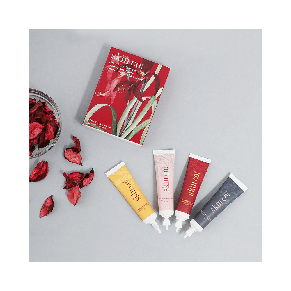 Skin Co. Detoxifying Brightening Glow Facial Kit