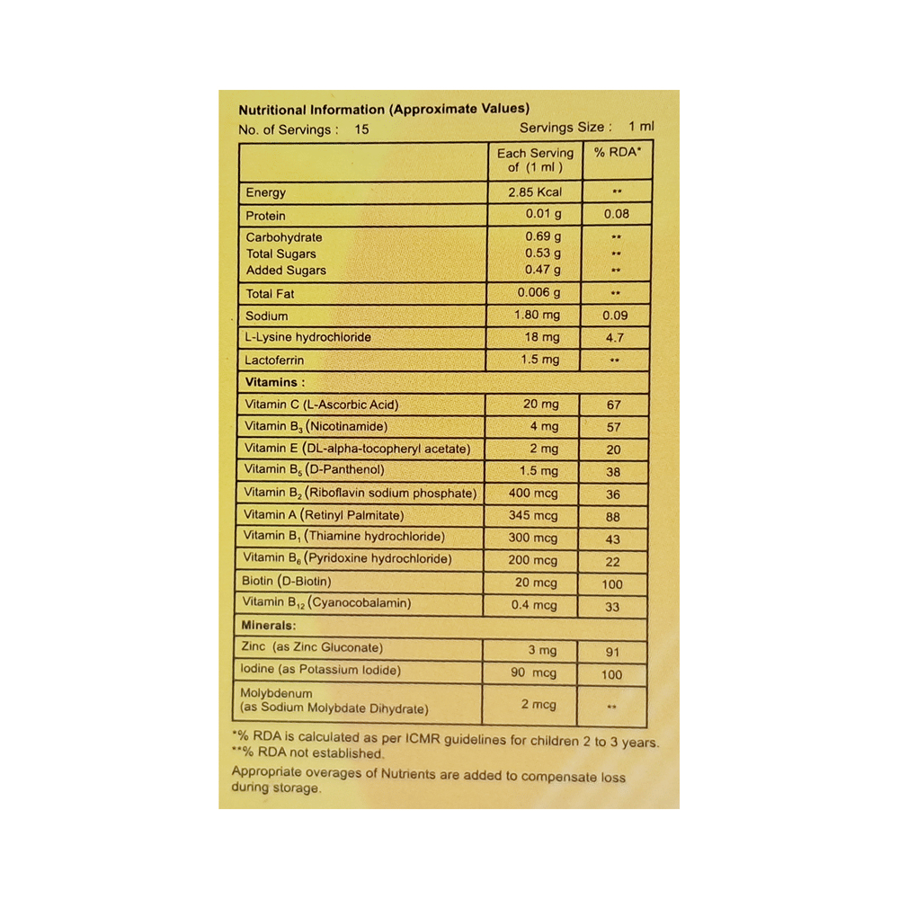 A to Z NS Oral Drops Mango