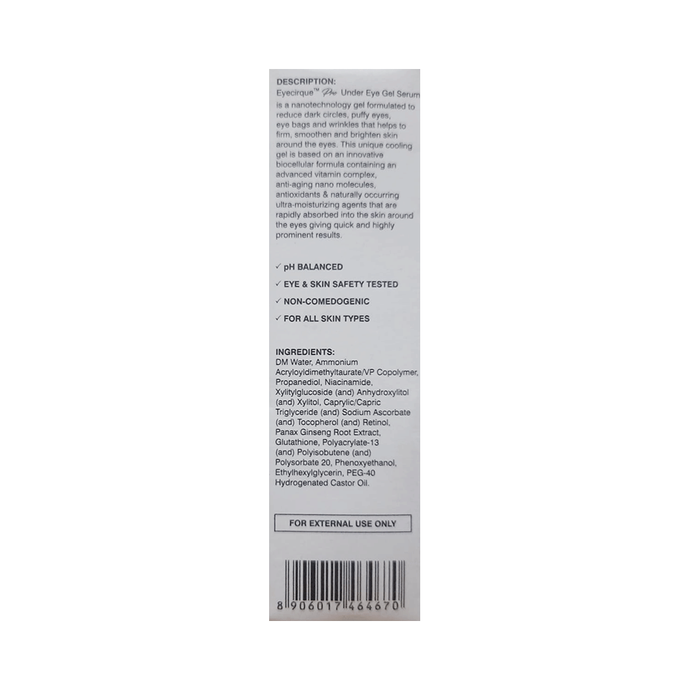 Eyecirque Pro Under Eye Gel Serum