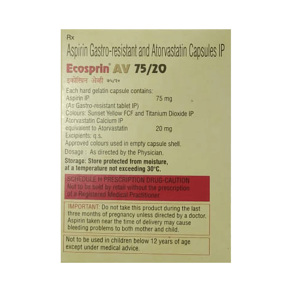 Ecosprin AV 75/20 Capsule