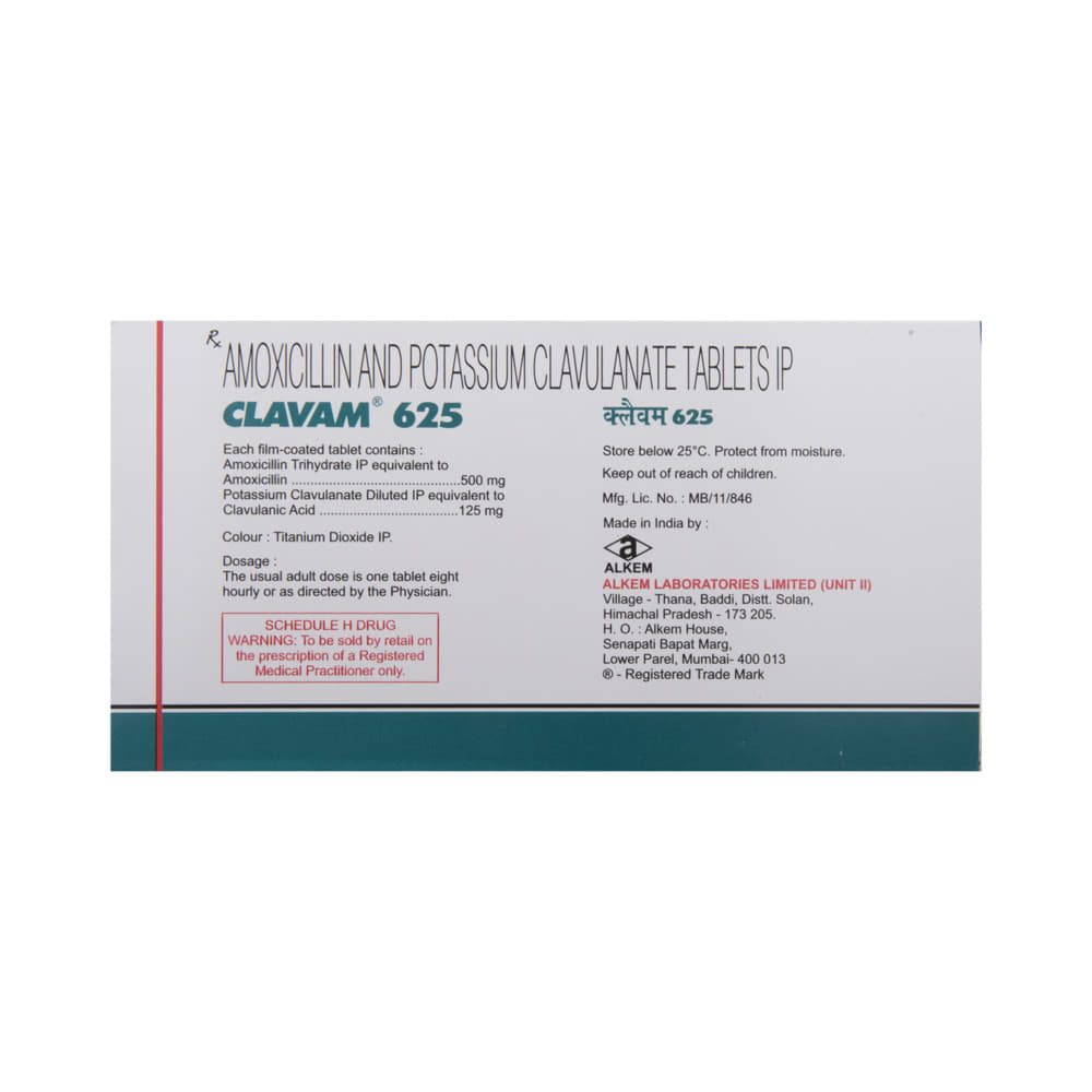 Clavam 625 Tablet