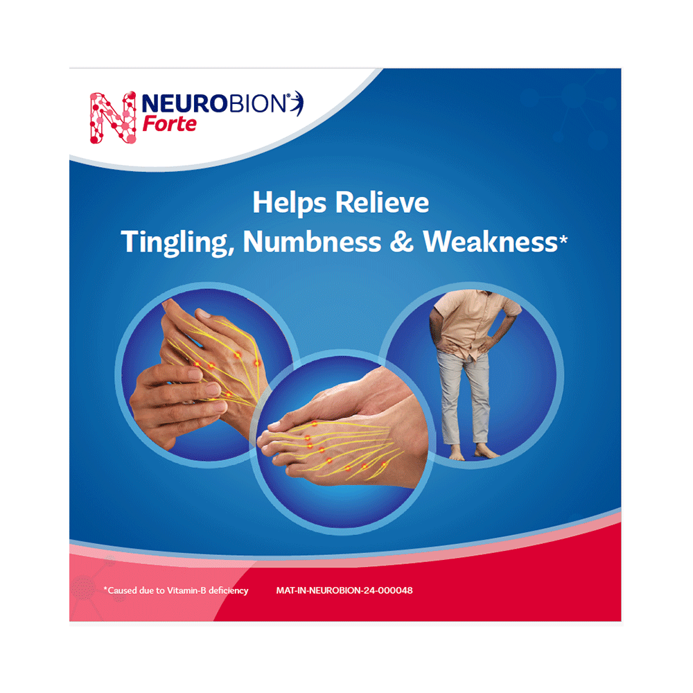 Neurobion Forte Tablet with Vitamin B12 | Helps Manage Numbness and Tingling Sensation Tablet