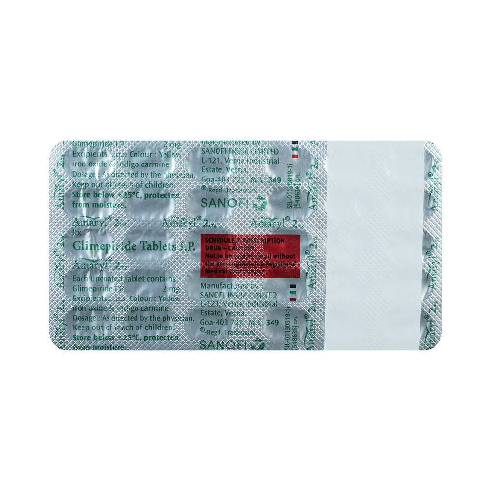 Amaryl 2mg Tablet