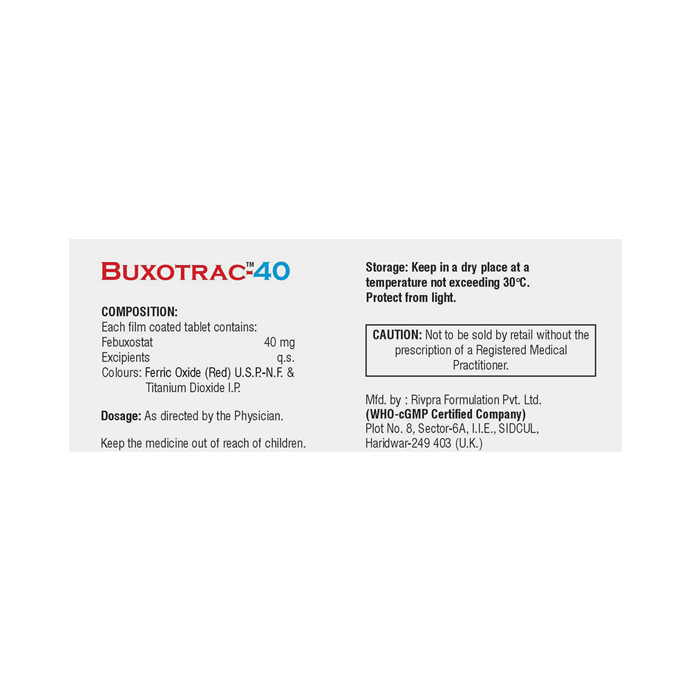 Buxotrac 40 Tablet