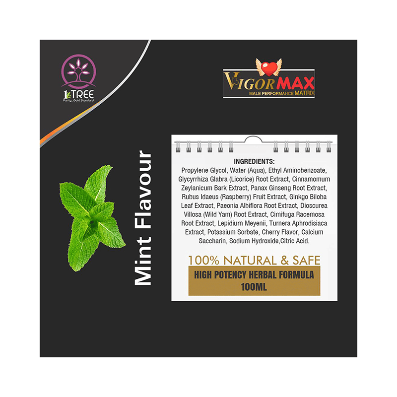 1 Tree Combo Pack of Vigor Max Sachet (8) & Vigor Max Spray (100ml)