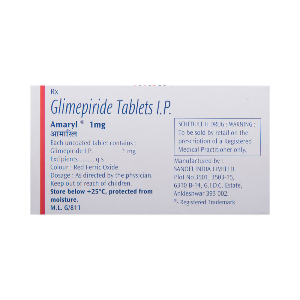 Amaryl 1mg Tablet