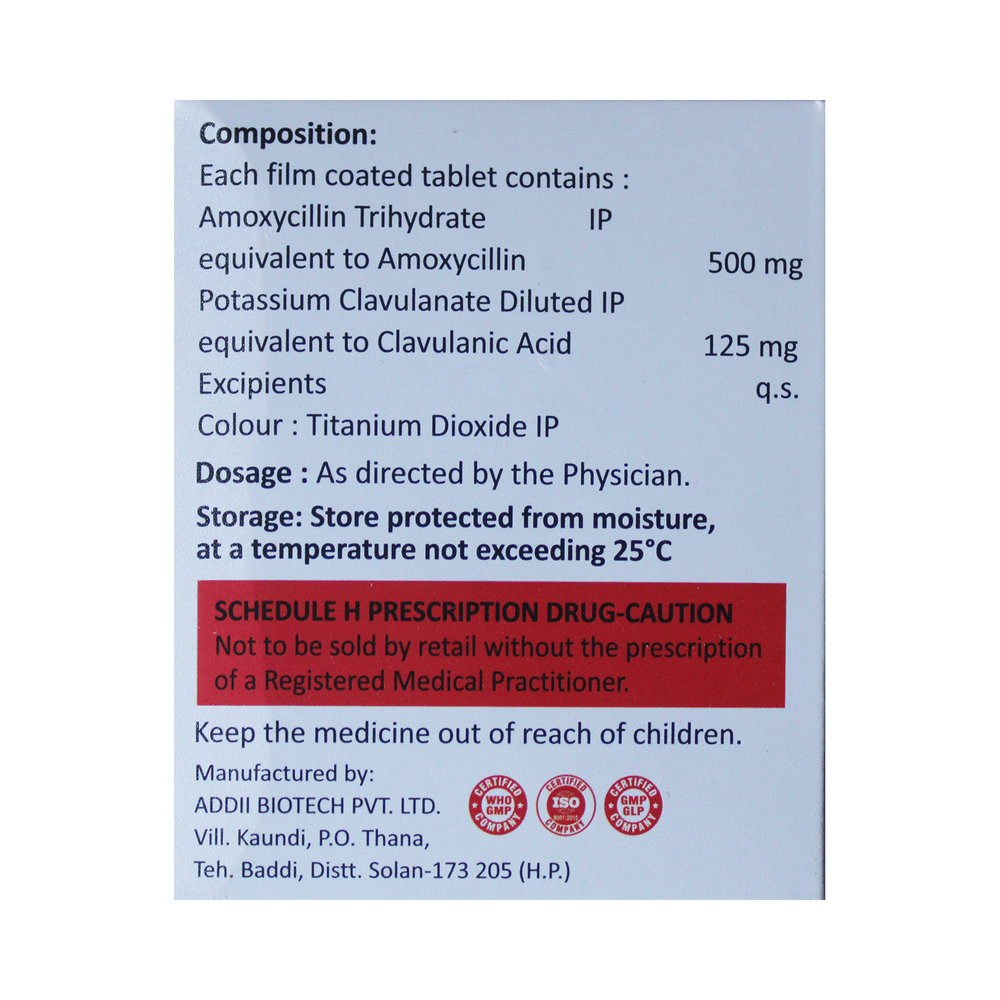 Acmoxy-CV 625 Tablet