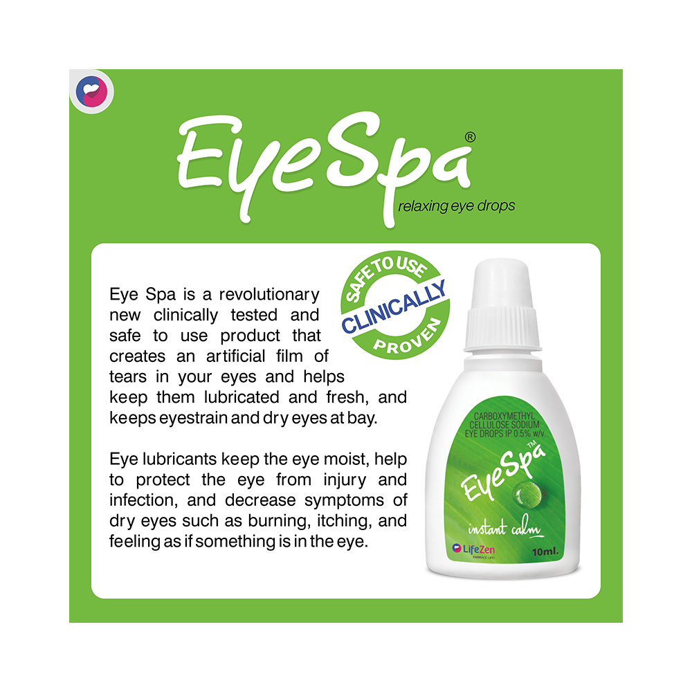 Eye Spa Eye Drops| Relaxing For Dry & Tired Eyes | Relief From Burning, Itching