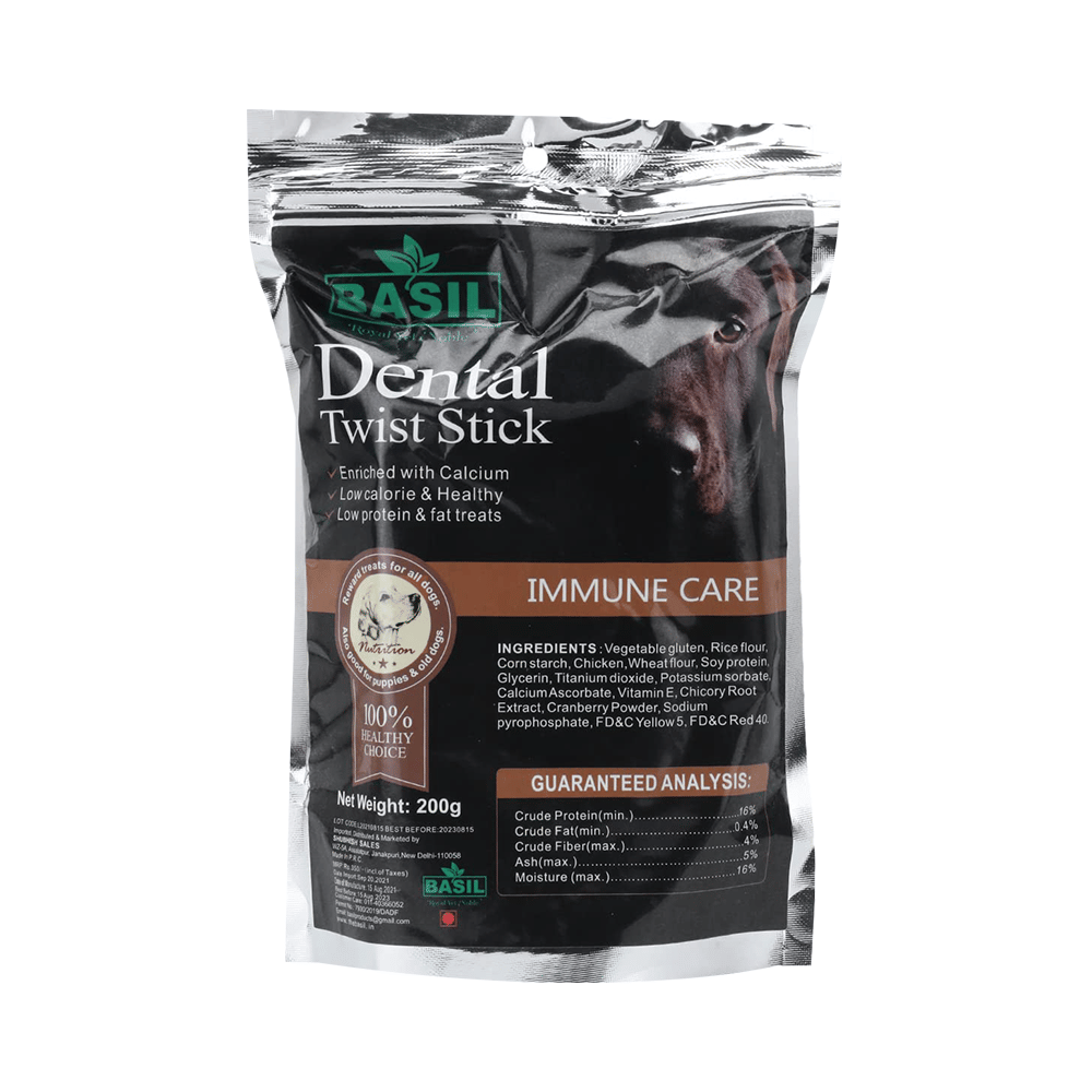 Basil Dental Twist Stick Immune Care (200gm Each)