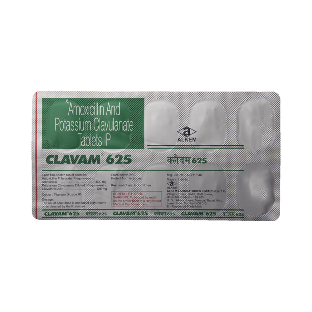 Clavam 625 Tablet