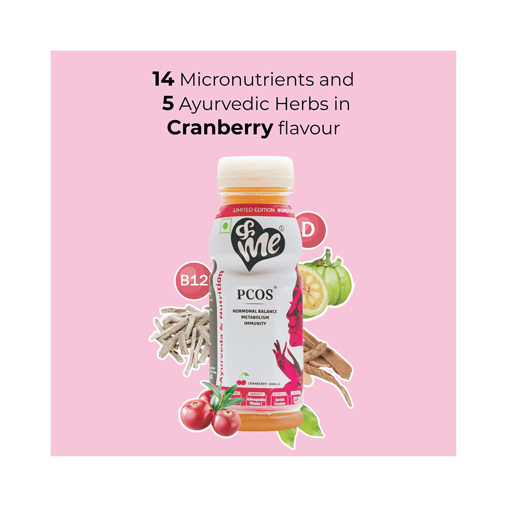 & Me PCOS (200ml Each) Cranberry Vanilla