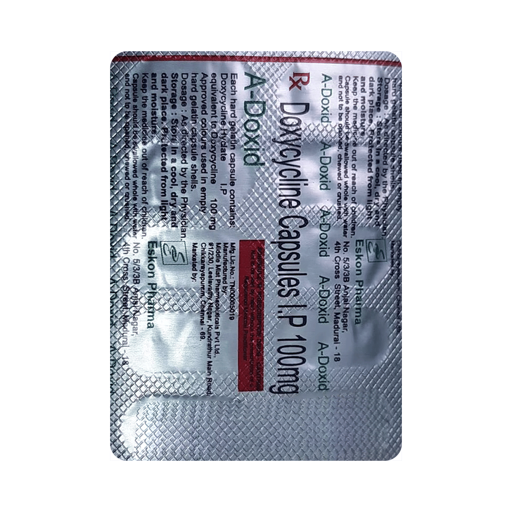 A Doxid 100mg Capsule