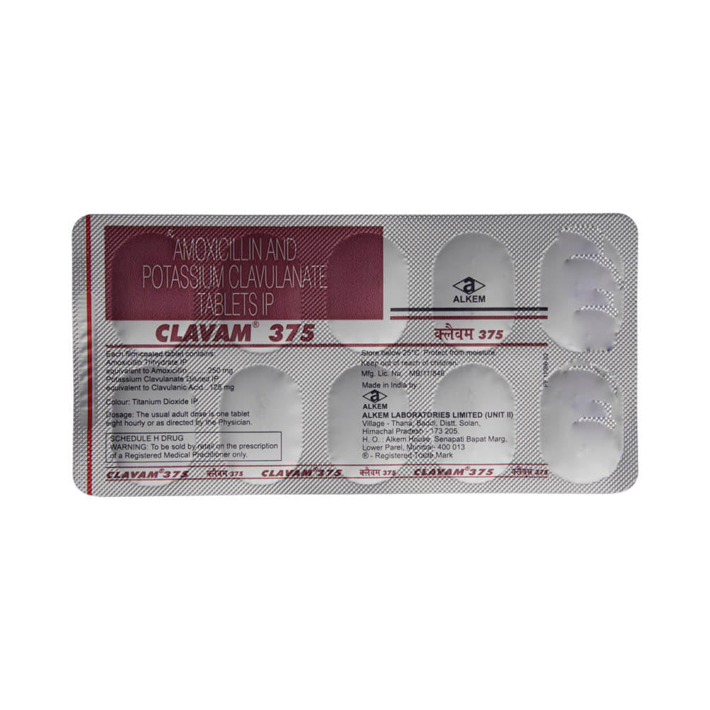Clavam 375 Tablet