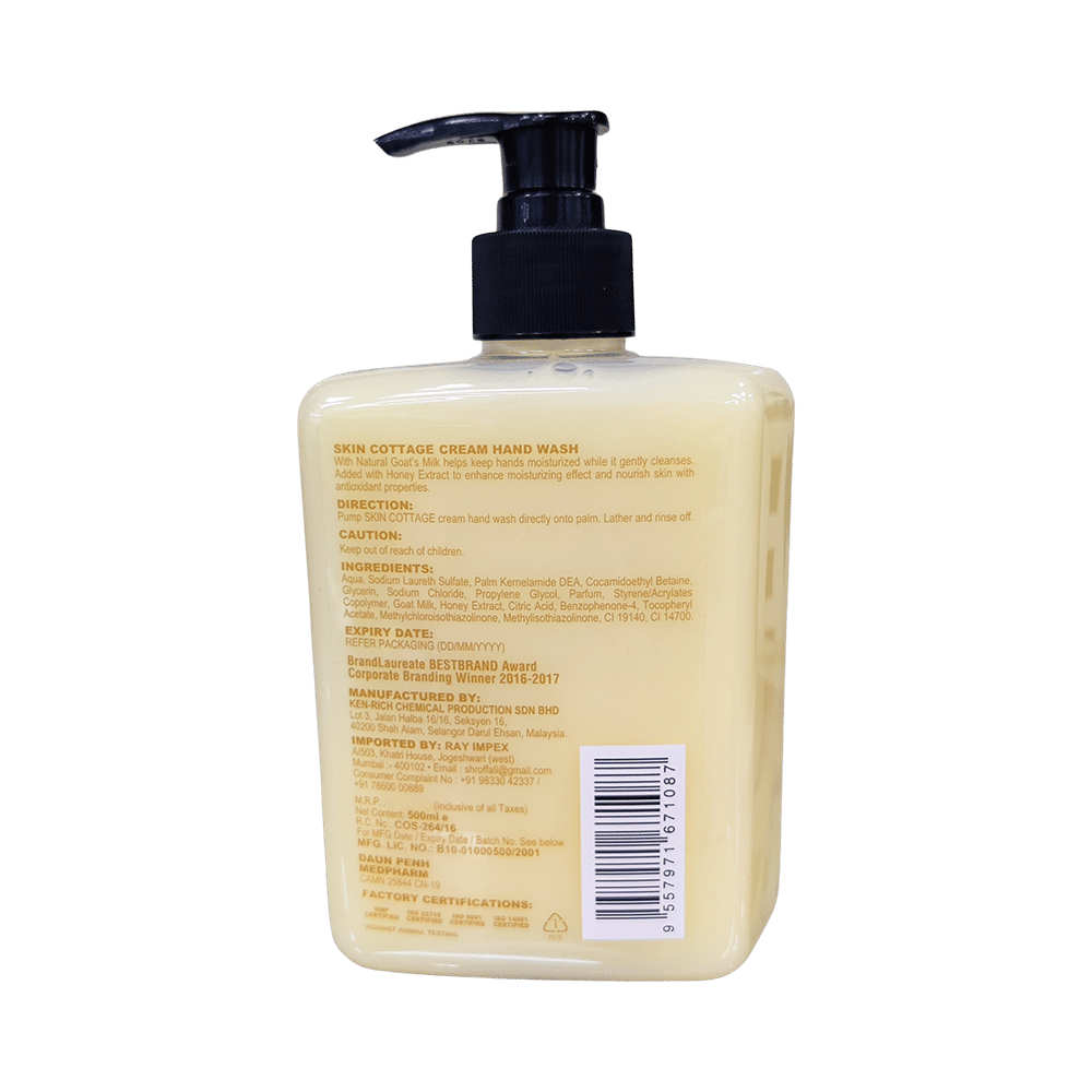 Skin Cottage Cream Hand Wash Honey and Milk