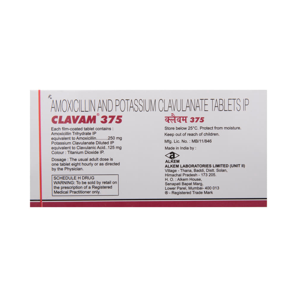 Clavam 375 Tablet