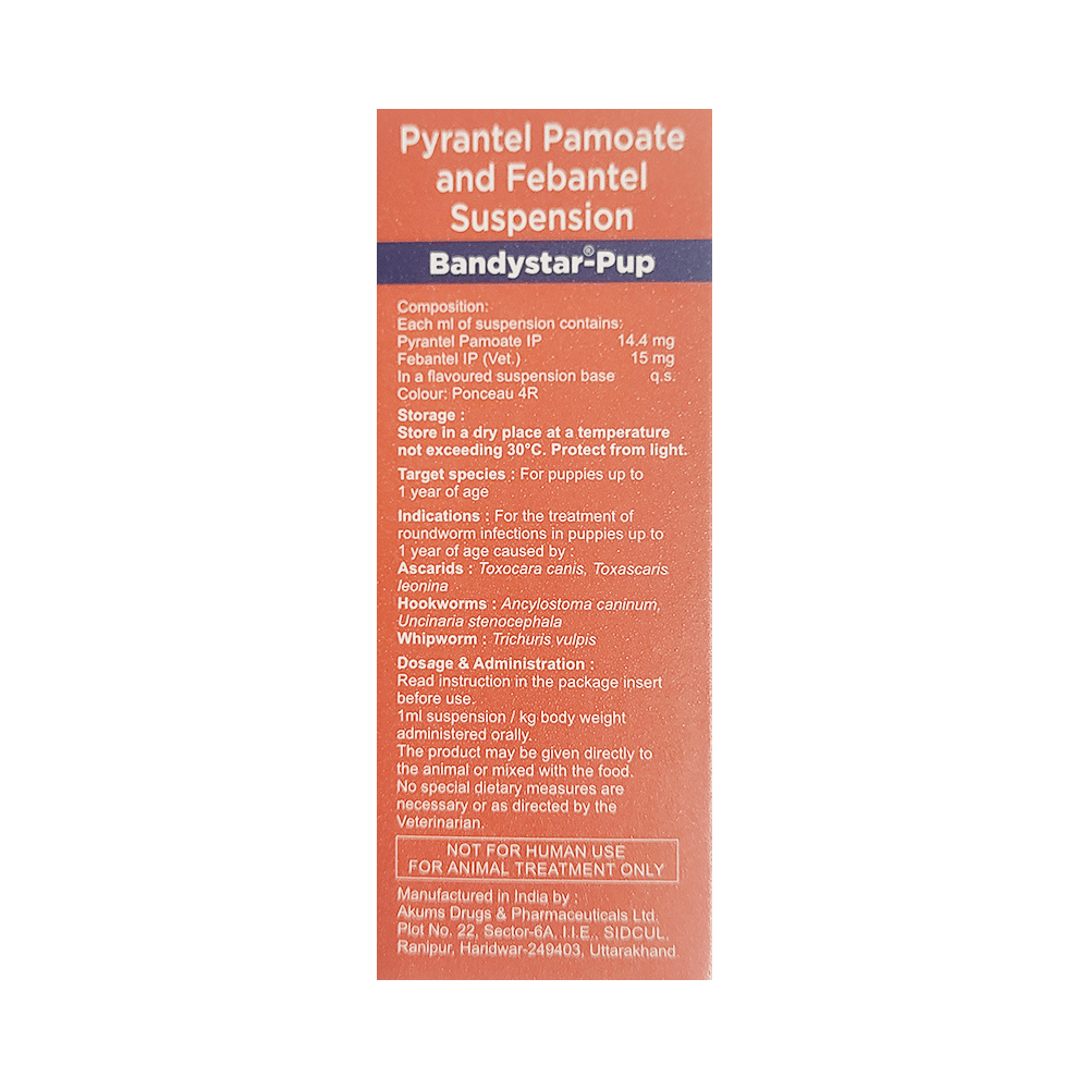 Bandystar Pup Pet Oral Suspension
