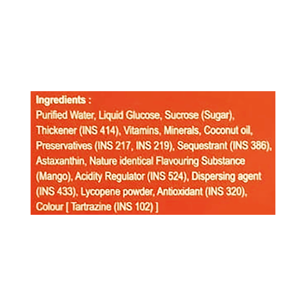 A to Z Multivitamin Syrup for Kids & Adults – Lysine & Vitamin C for Growth, Immunity & Energy | Flavor Mango