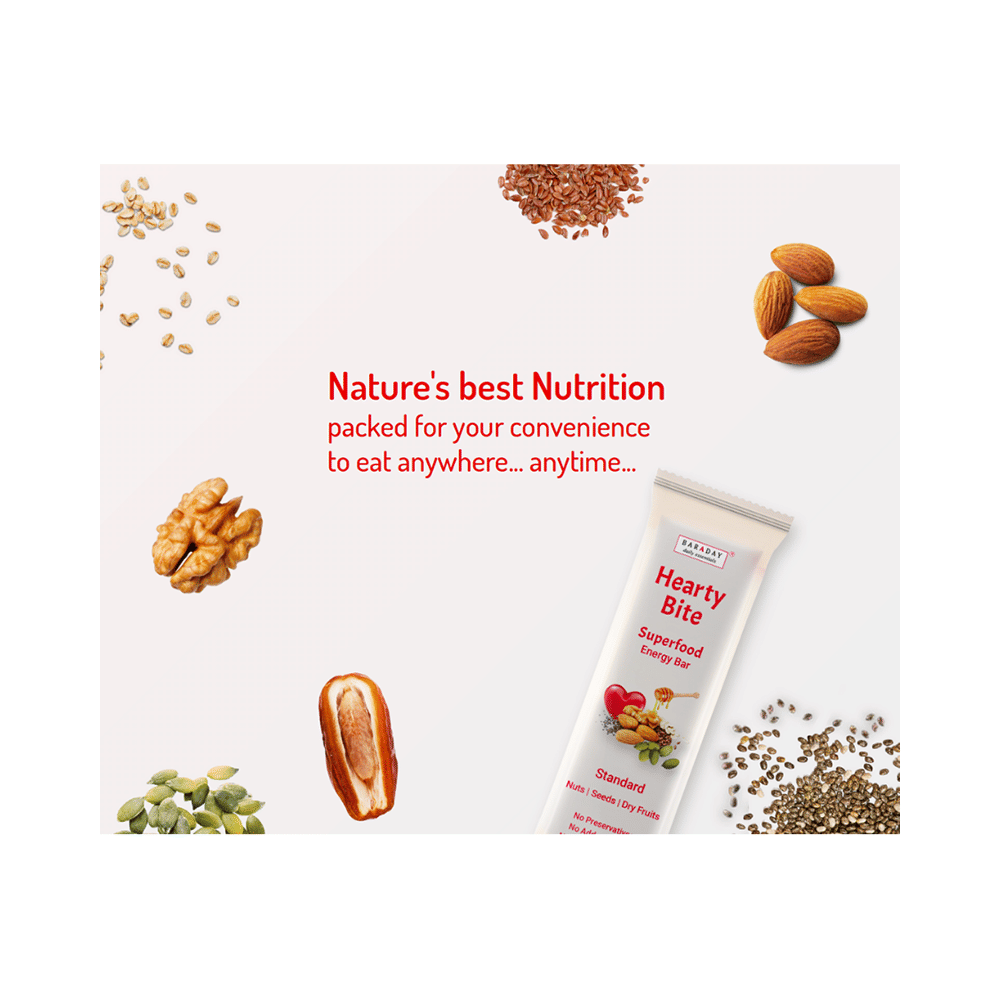 Hearty Bite Superfood Bar | No Added Sugar | Flavour Standard