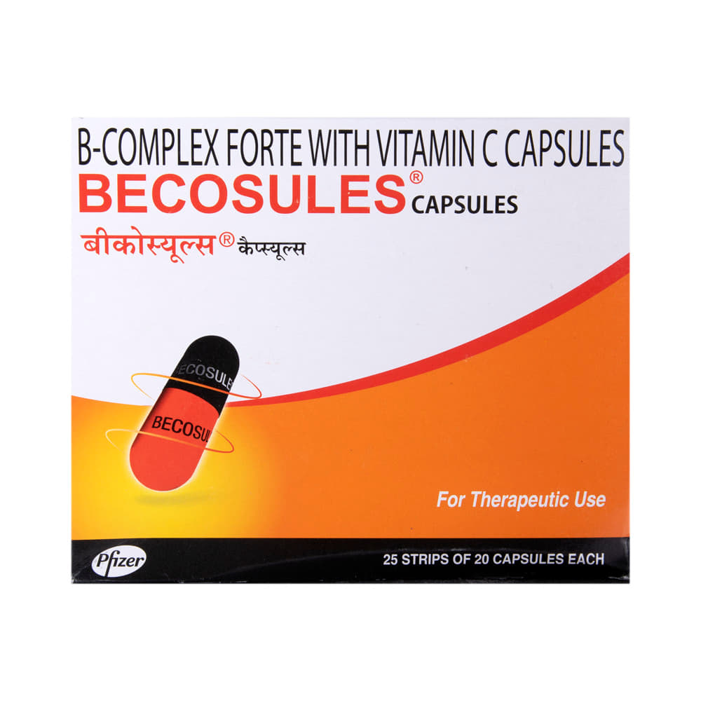 Becosules Capsule with B-Complex & Vitamin C | For Mouth Ulcers
