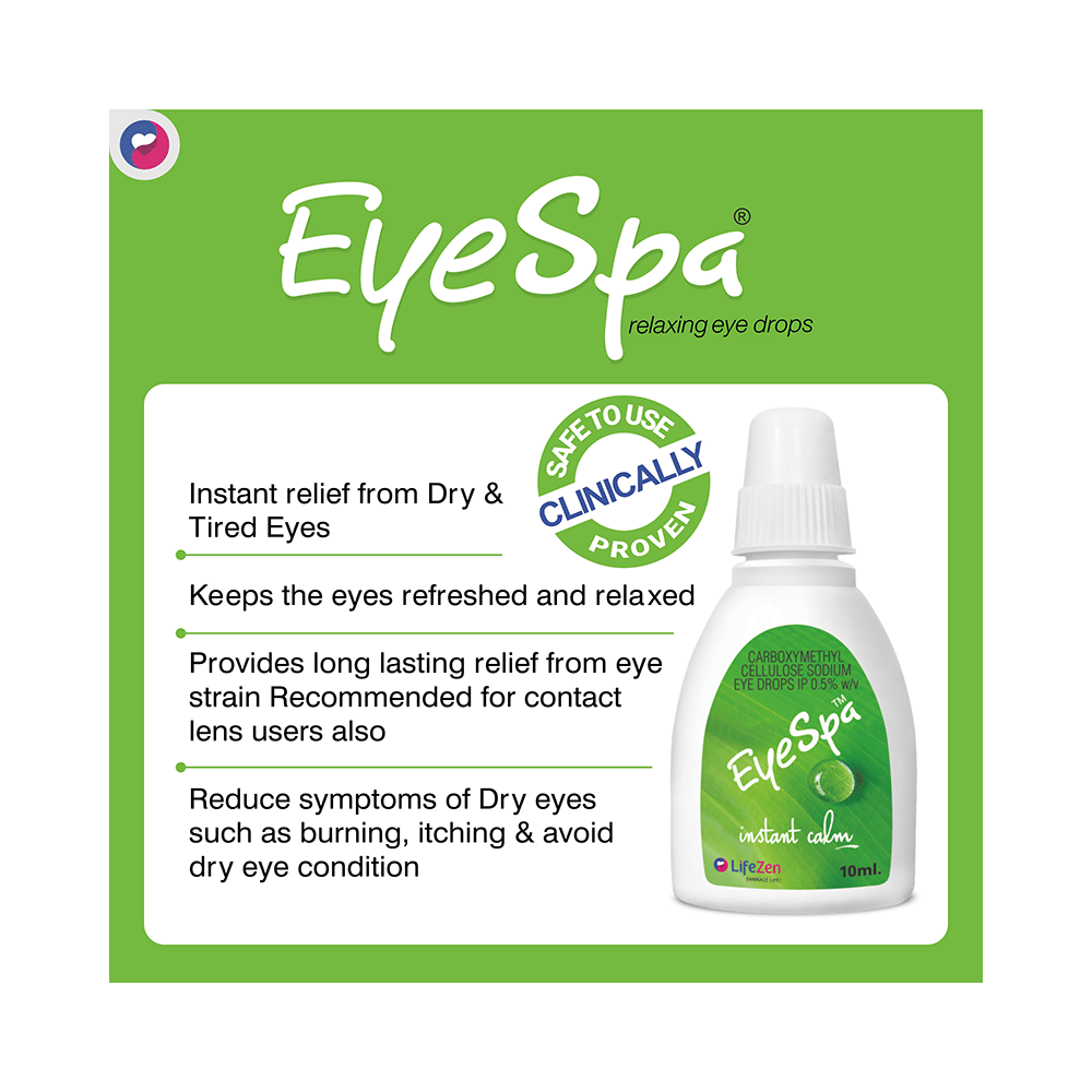 Eye Spa Eye Drops| Relaxing For Dry & Tired Eyes | Relief From Burning, Itching