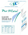 Pro Js Care Gauze Swab B.P 7.5cm x 7.5cm x 8ply thumbnail
