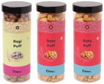 Dibha Oats Puff & 1 Ragi Puff (100g Each)