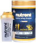 Nutrone 100% Whey Protein Powder Banana Vanilla with Shaker Free