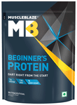 MuscleBlaze Beginner's Whey Protein Concentrate | With Zero Added Sugar | For Muscle Growth | Flavour Chocolate