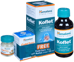 Himalaya Koflet Cough Syrup  25% Honey with 10gm Cold Balm Free