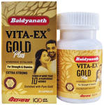 Baidyanath Vita-Ex Gold Plus Capsule | For Strength & Stamina