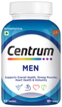 Centrum Men Vegetarian Tablets for Muscles, Heart, & Immunity | World's No.1 Multivitamin | Nutrition Formula