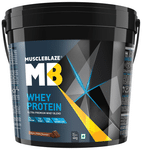 MuscleBlaze Whey Isolate Protein Blend Powder | Added Digestive Enzymes & Glutamic Acid | For Muscle Gain | Flavour Rich Milk Chocolate