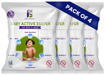 Babe's & Buddy's Baby Active Diaper (5 Each) Medium