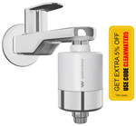 WaterScience CLEO SFU 423 HHC Shower & Tap Filter for Hard Water | For Borewell/Tanker Water | Reduce Hairfall |