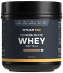 Nutrabay Gold Concentrate Whey Protein for Muscle Recovery | No Added Sugar Powder Rich Chocolate Creme