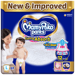 MamyPoko Pants Extra Absorb Upto 60% Absorbent Crisscross Large