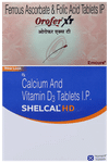 Combo Pack of Shelcal - HD Tablet (15) & Orofer XT Tablet (10)