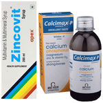 Combo Pack of Zincovit Syrup (200ml) & Calcimax -P Suspension (200ml)