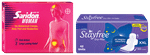 Combo Pack of Stayfree Dry-Max All Night Ultra-Dry (42) and Saridon Woman Tablet (5)
