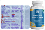 Combo Pack of Neurobion Forte Tablet (30) & Tata 1mg Senior 50+ Multivitamin & Multimineral Veg Tablet (60)
