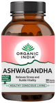 Organic India Ashwagandha Ayurvedic Veg Capsule | Relieves Stress & Builds Vitality