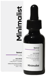 Minimalist 0.3% Retinol Face Serum | Fights Ageing and Reduces Fine Lines Serum