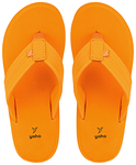 Yoho Lifestyle Ortho Soft Comfortable and Stylish Flip Flop Slippers for Men Mango Yellow 8