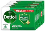 Dettol Original Germ Protection Mega Saver Pack of Bathing Soap Bar (100gm Each)