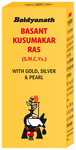 Baidyanath Basant Kusumakar Ras (S.C.M.Yu) Ayurvedic Tablet with Gold, Silver & Pearl | Maintains Blood Glucose Level