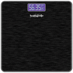 Healthgenie 3378 Electronic Digital Weighing Machine Brushed Black