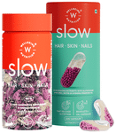 Wellbeing Nutrition Slow Skin, Hair & Nails Men & Women Glutathione, Hyaluronic acid, Biotin Capsule